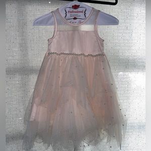 American Princess Girl Pearl Dress-Pink